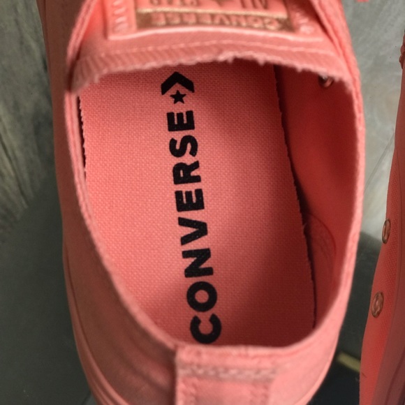 Converse Ctas Ox Canvas Pale Coral Women’s Sneaker - Picture 7 of 9
